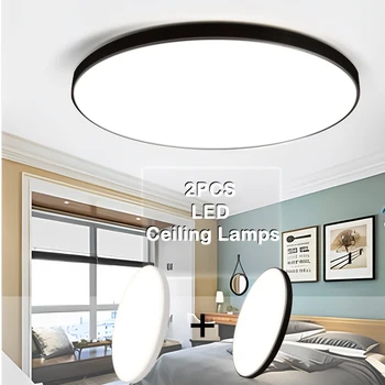 גדול LED מנורת תקרה עבור הסלון 220V מודרני אורות תקרת חדר השינה המטבח נברשת מקורה חדר עיצוב גופי תאורה התמונה