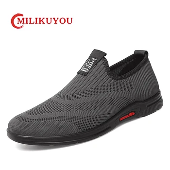 מקורי נעלי ספורט לגברים באיכות גבוהה הליכה מקרית Slip-on לנשימה נעלי ריצה אופנה ספורט זכר Tenis Zapatillas Hombre התמונה