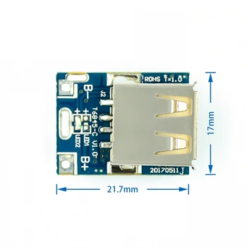 5V צעד מתח מודול 18650 ליתיום טעינת סוללה הגנה לוח הממיר תצוגת LED USB עבור DIY מטען 134N3P התמונה